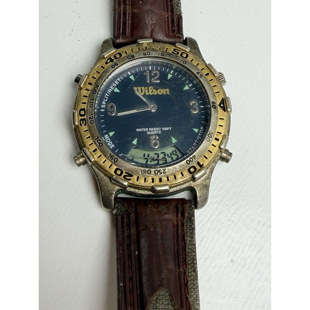 Wilson LWA178X Ana-Digi Quartz Watch Digital Works Analog Not Working Repair